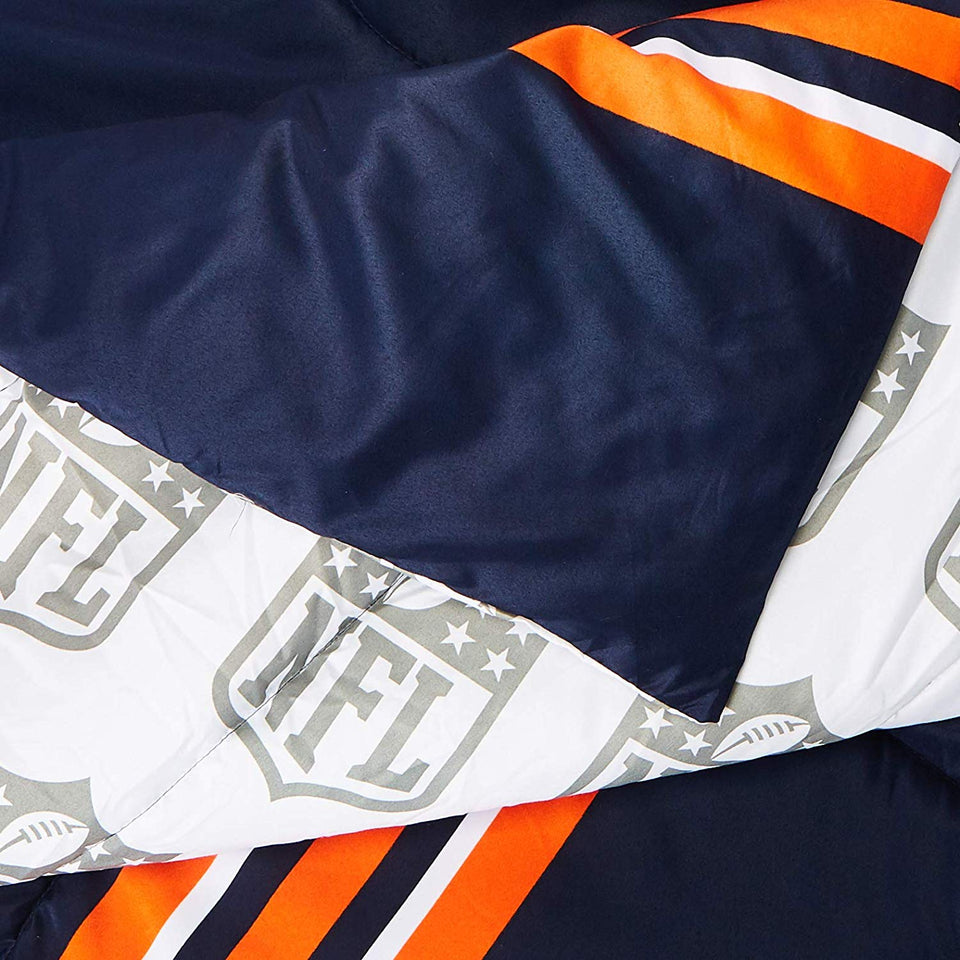 Northwest NFL Juego de Ropa de Cama de tamaño Completo con Applique Comforter