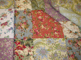 Greenland Home GL-0809CMSQ Blooming Prairie Quilt Set, Full/Queen