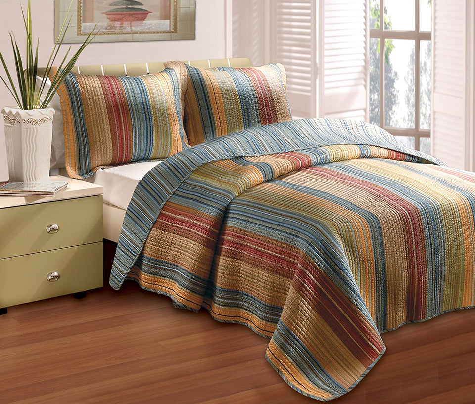 Greenland Home Katy Full/Queen Quilt Set